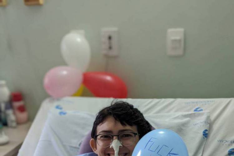 Iasmyne se encontra internada