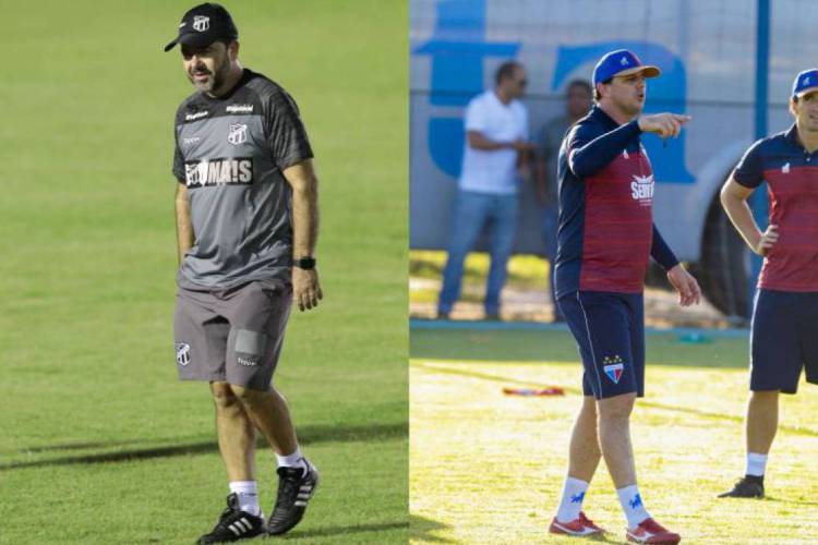 Enderson Moreira e Rogério Ceni não deram folga aos elencos que comandam na segunda e terça-feira de carnaval