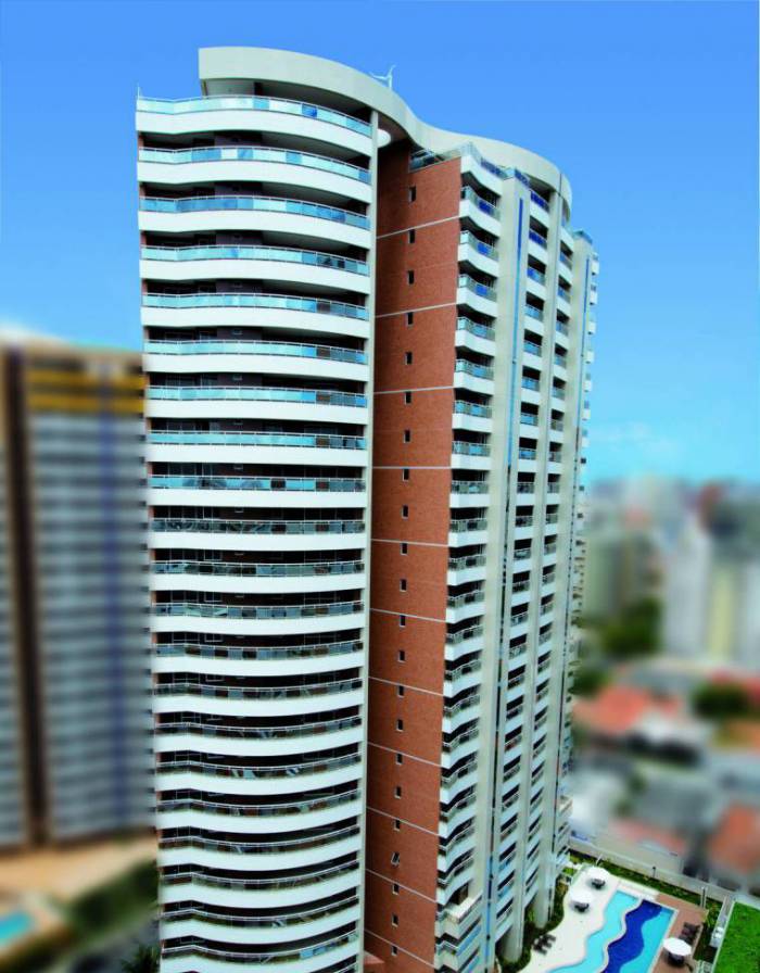 PAÇO das Águas, da C. Rolim, está entre os quatro empreendimentos residenciais da empresa com certificações ambientais para edifícios no Ceará
 (Foto: Divulgação)