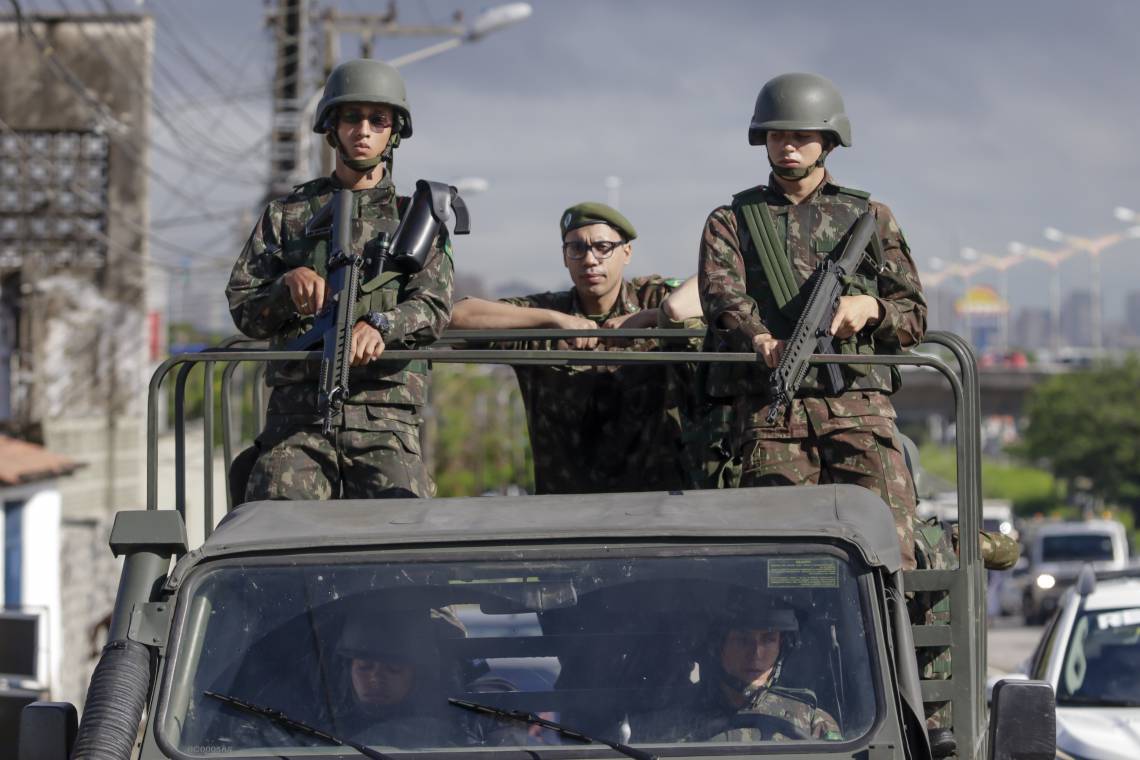 As Forças Armadas vão atuar em coordenação com os órgãos de segurança pública federais e estaduais (Foto: Aurelio Alves/O POVO)