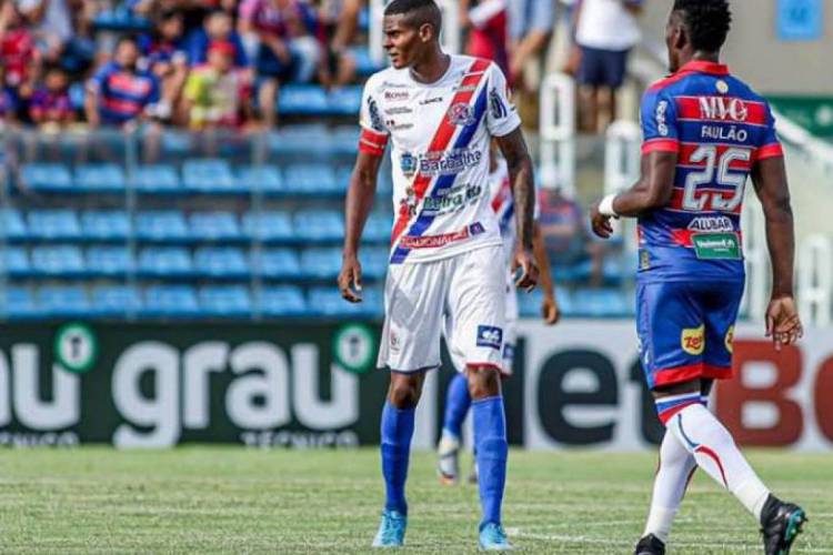 Cl&eacute;ber marcou o segundo gol do Barbalha diante do Fortaleza, no &uacute;ltimo domingo, 1