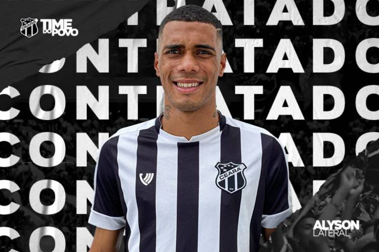 O lateral-esquerdo Alyson é reforço do Ceará