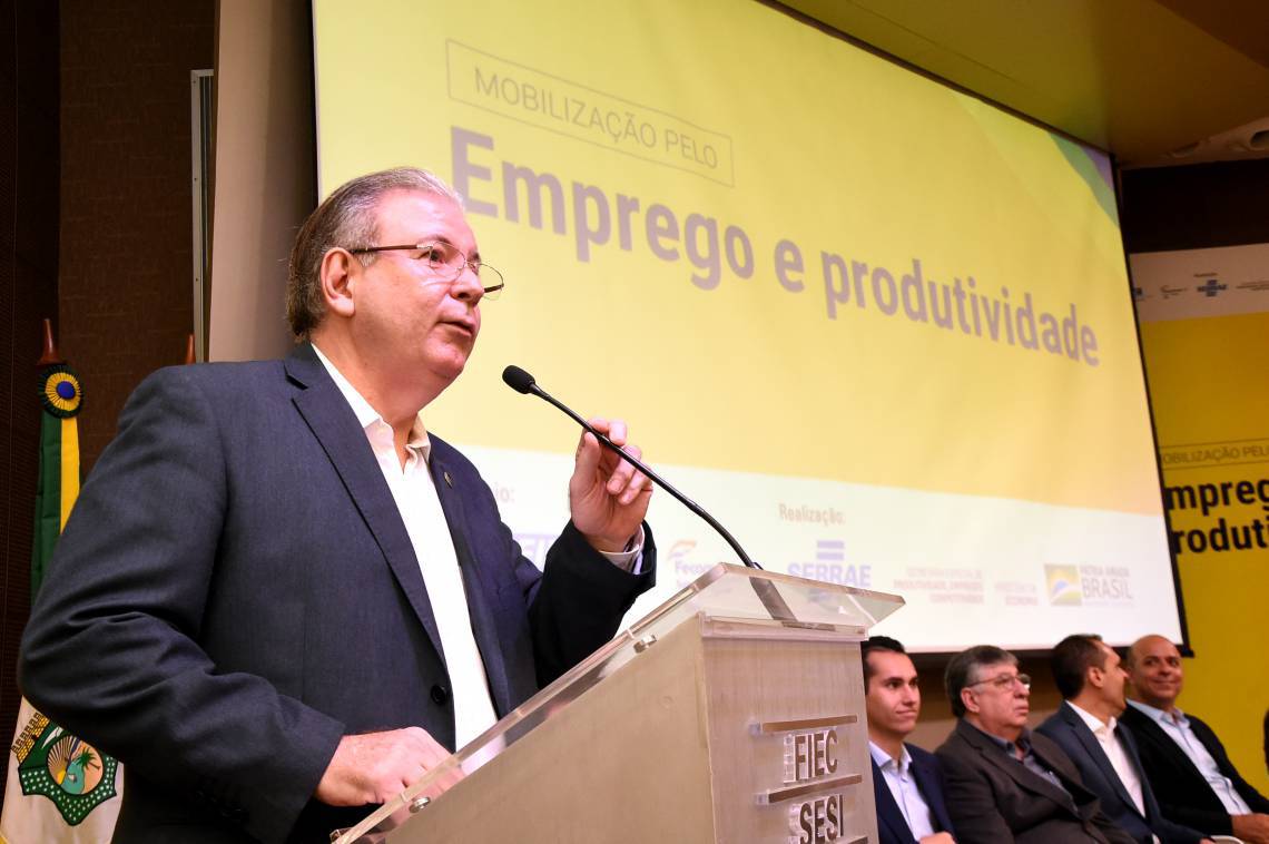 Ricardo Cavalcante preside a Fiec (Foto: Fotos J. SOBRINHO / FIEC )