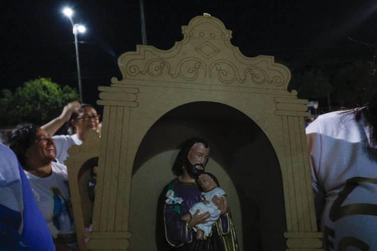 FORTALEZA,CE,BRASIL, 08-03-2020: Inicio dos festejos do padroeiro São José. Missa na Paróquia de São José no Bairro Vila Peri.(Foto: Beatriz Boblitz/O POVO)