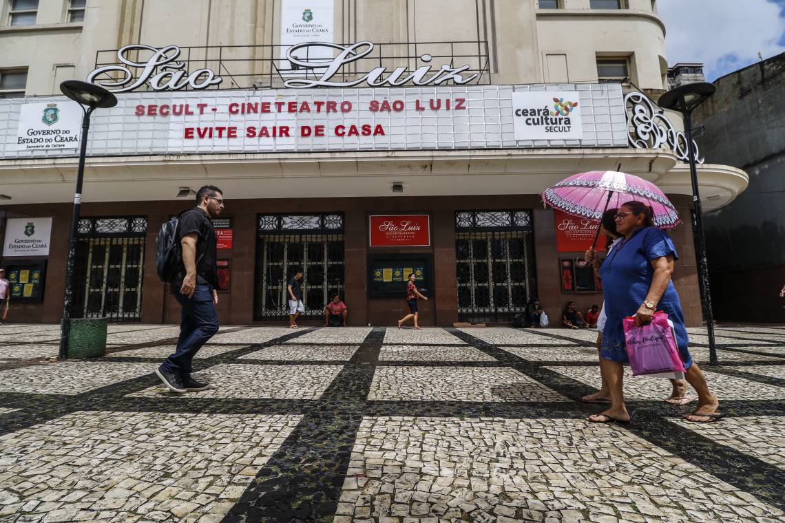 Praça do Ferreira chegou a ser palco de concurso anual de mentirosos em Fortaleza (Foto: Barbara Moira)