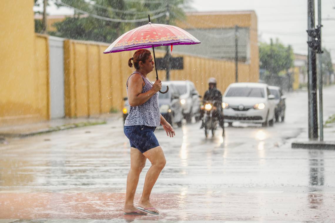 As chuvas podem acontecer de forma isolada no Estado (Foto: Aurelio Alves/O POVO) (Foto: Aurelio Alves/O POVOS)