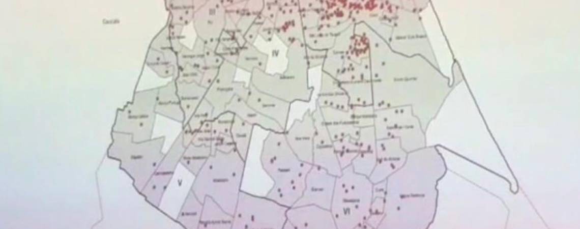 Distribuição dos casos de Covid-19 nos bairros de Fortaleza Distribuição dos casos de Covid-19 nos bairros de Fortaleza