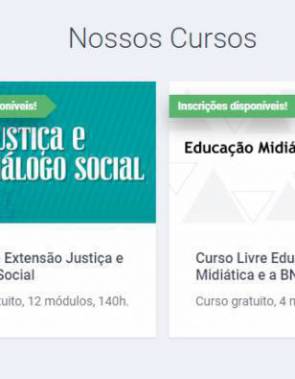 Os cursos estão com inscrições no site da Fundação