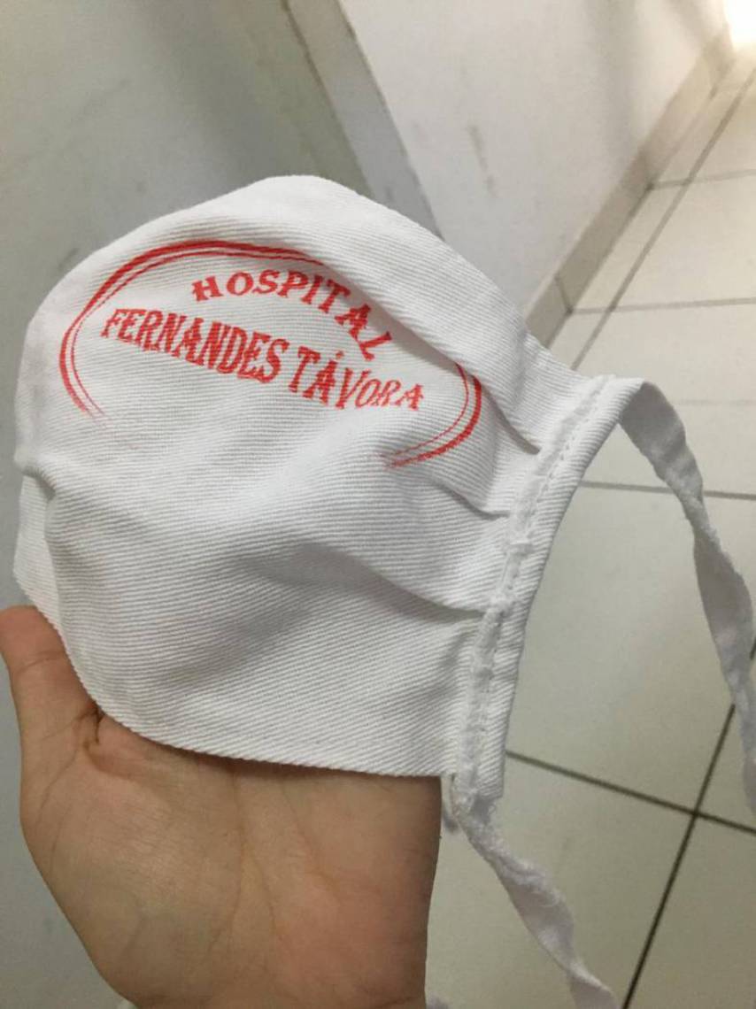Setor de costura encontrado pela equipe de fiscalização onde estariam sendo produzidas as máscaras de tecido 