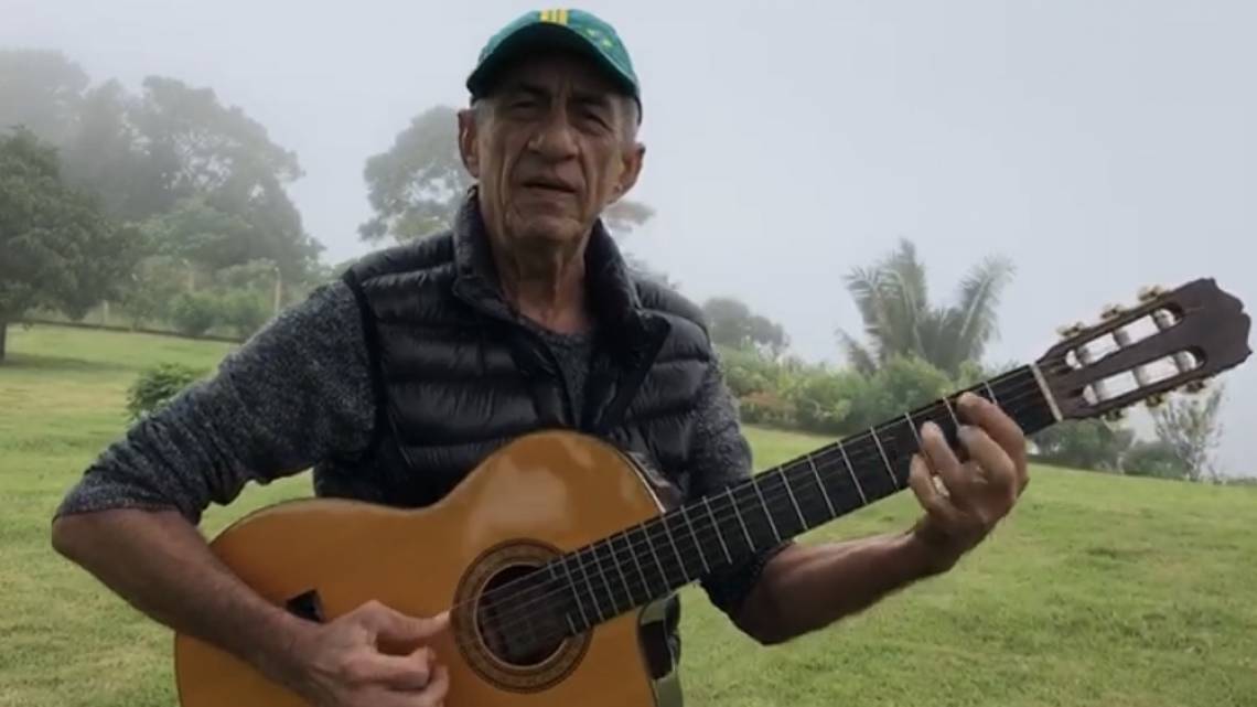 Raimundo Fagner: quarentena criativa mudou de endereço, do Rio para o Interior de Minas (Foto: REPRODUÇÃO DE VÍDEO)