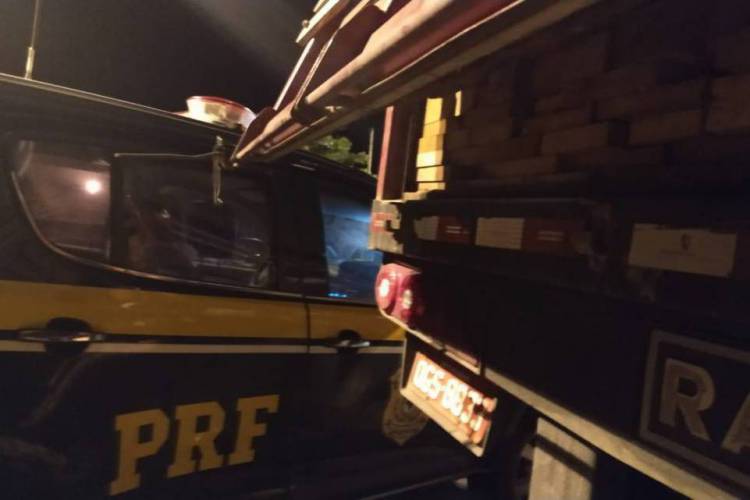 CARGA apreendida na BR-222 não tinha Guia Florestal
