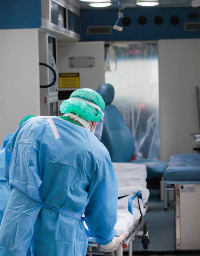 Hospital Leonardo Da Vinci voltado só para pacientes com Covid-19 (Foto: JÚLIO CAESAR)