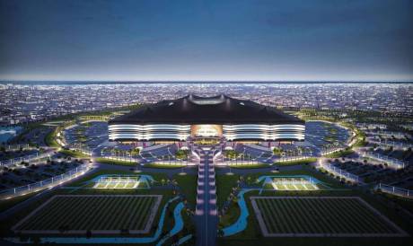 Um dos sete novos estádios para a Copa do Mundo do Catar  