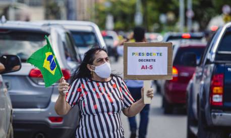 Carreata em Fortaleza pediu volta do AI-5