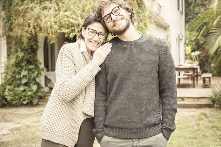 Dionara 
(Lilia Cabral) e Paulo (Emilio Dantas). Mãe e filho em nova minissérie da Globoplay