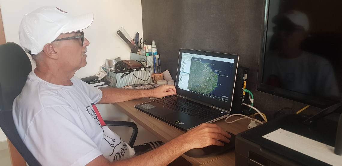 Eduardo Menezes, geofísico do Laboratório Sismológico da Universidade Federal do Rio Grande do Norte (LabSis-UFRN), que monitora tremores no Ceará
