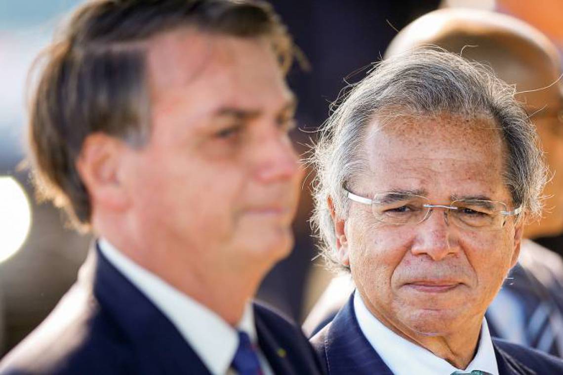 ￼PRESIDENTE Bolsonaro e ministro Paulo Guedes (Foto: Divulgação)