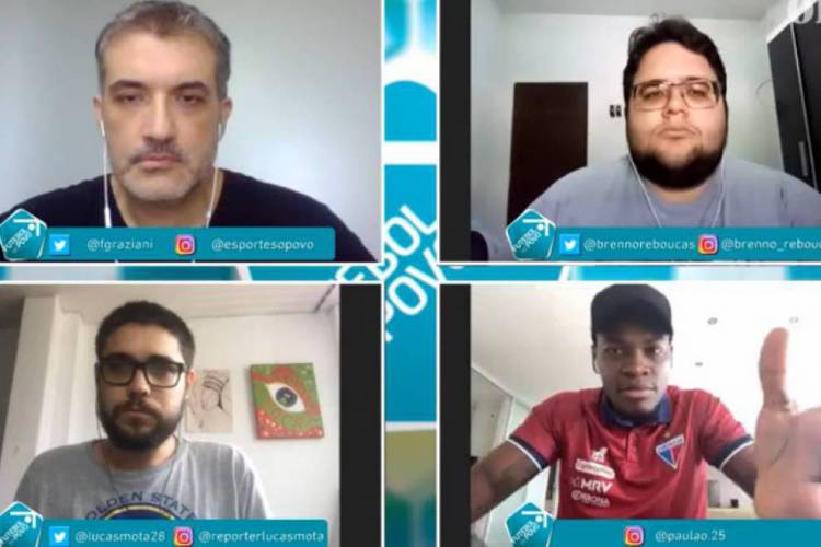 Zagueiro Paulão foi o convidado desta sexta-feira, 15, no Futebol do Povo de Casa 