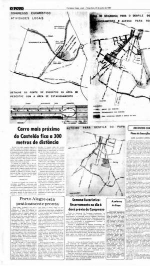 Fortaleza - Ce, Brasil, 17-05-2020: Reprodução do Jornal O Povo de 24 de Junho de 1980. (FOTO: O POVO.DOC)