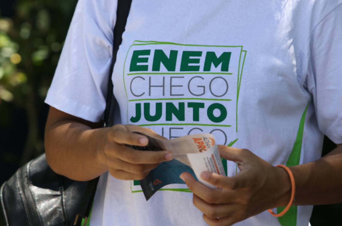 Calendário do Enem ainda segue em discussão (Foto: FABIO LIMA/O POVO)