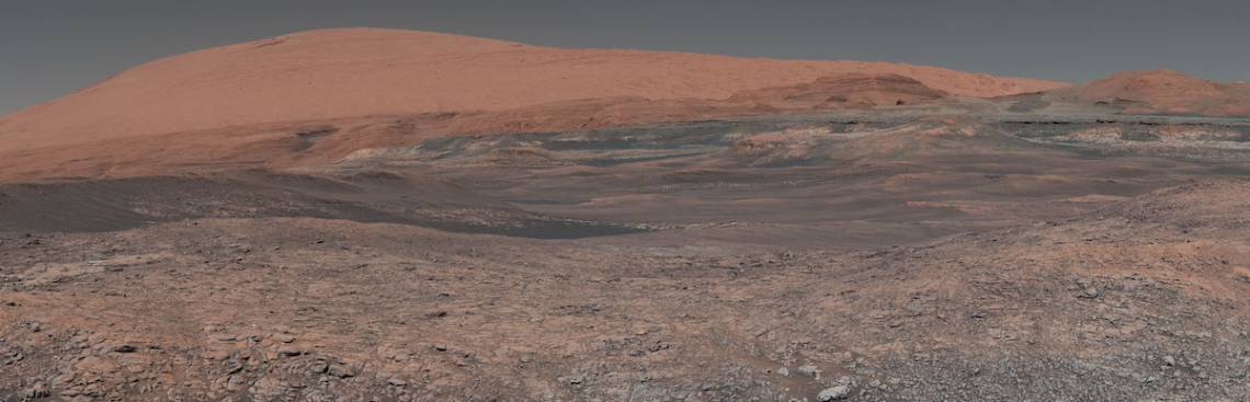A agência já vem realizando atividades no planeta vermelho; registro mostra superfície de Marte capturada pela rover Curiosity