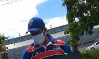 A família ganhou alimentos após campanha dos policiais nas redes sociais  (Foto: reprodução/via WhatsApp O POVO )