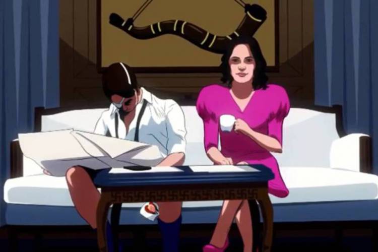 Animação traz referência ao clipe de Paparazzi, de Lady Gaga