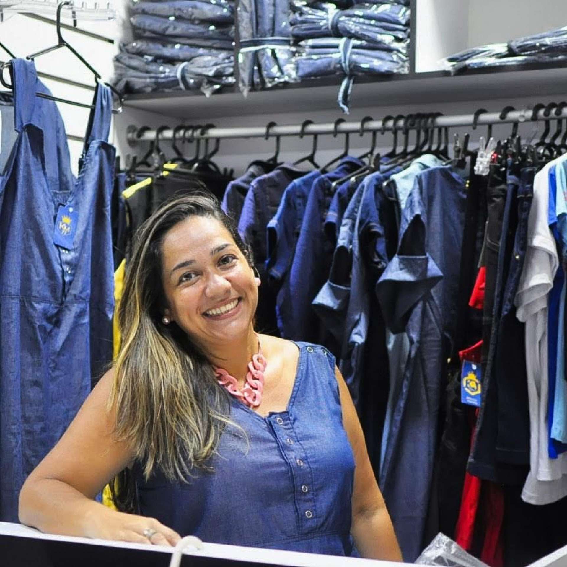 ￼KALYNE Moura é dona da 
loja Plus Size KM (Foto: Arquivo Pessoal)