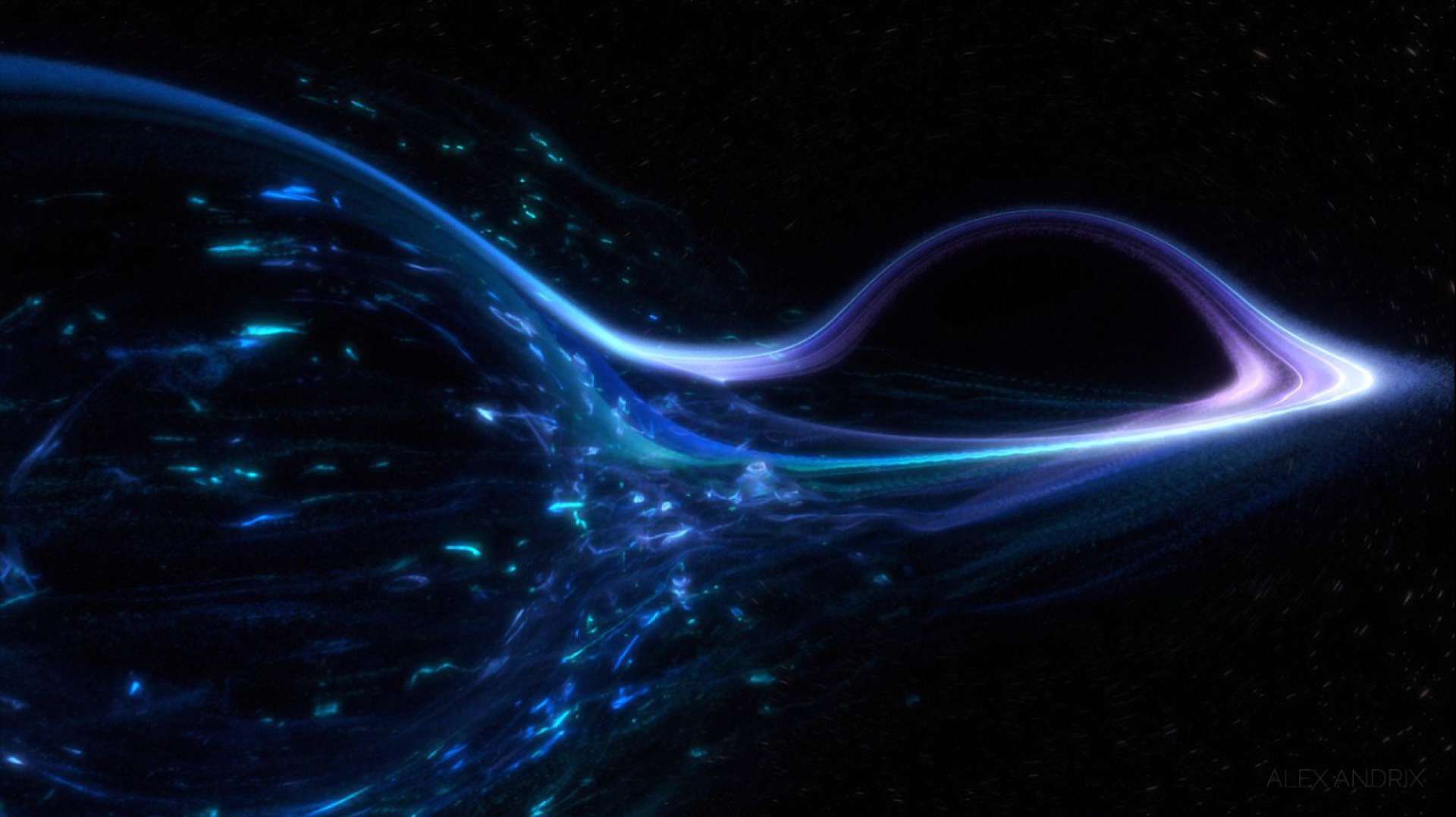 Basicamente, buracos negros são corpos MUITO massivos, com um campo gravitacional fenomenal.