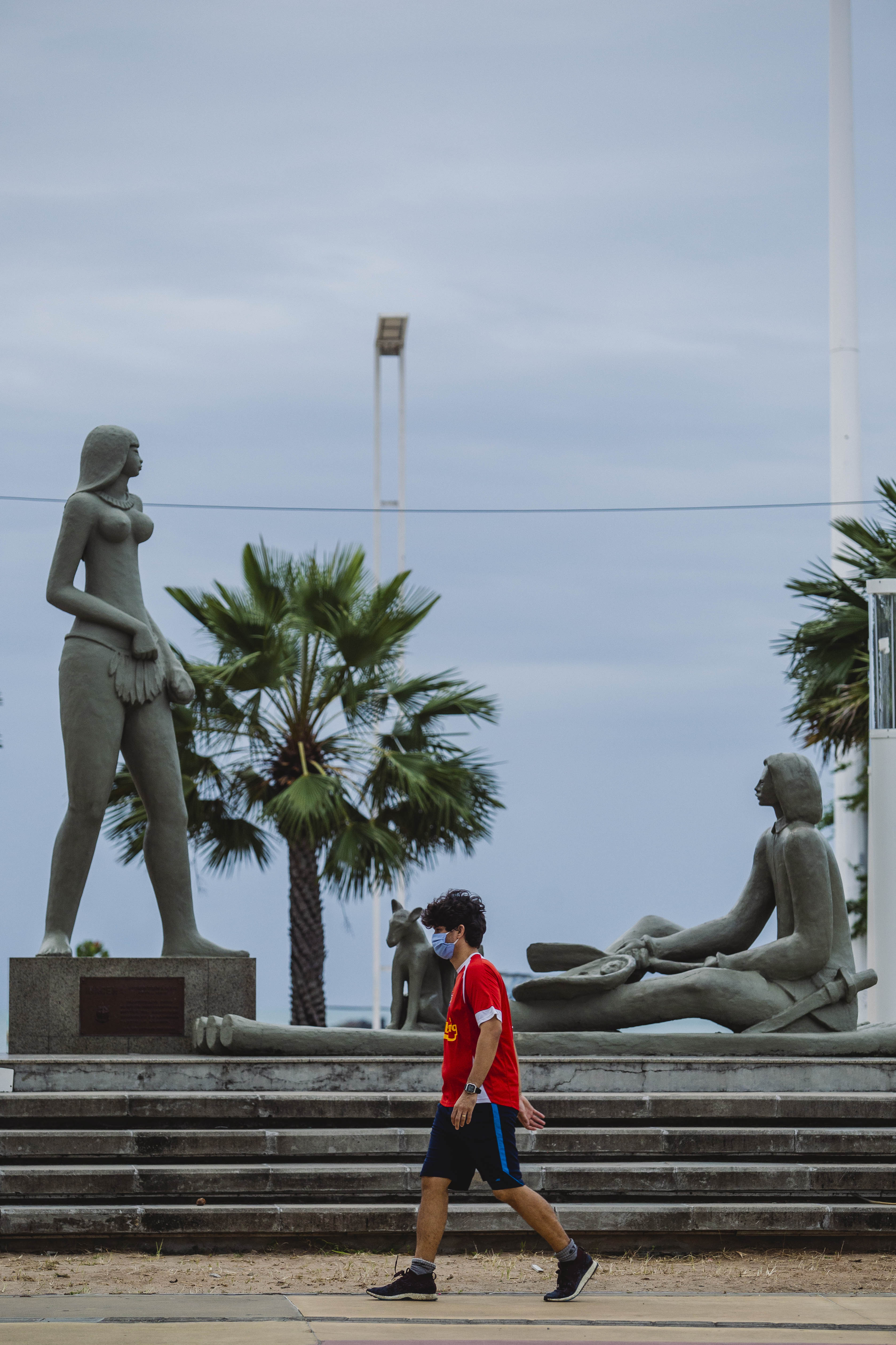 Estátua de Iracema, na Beira Mar de Fortaleza (Foto: Aurelio Alves/ O POVOS)
