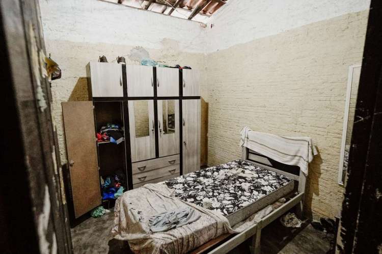 Chorozinho - Ceará, Brasil. Quarto onde dormia o garoto Mizael Fernandes, assassinado por policiais militares, na casa da tia Maria da Conceição Garcia de Lima, em 1/7/2020 (Foto: Júlio Caesar/O POVO)(Foto: JÚLIO CAESAR)