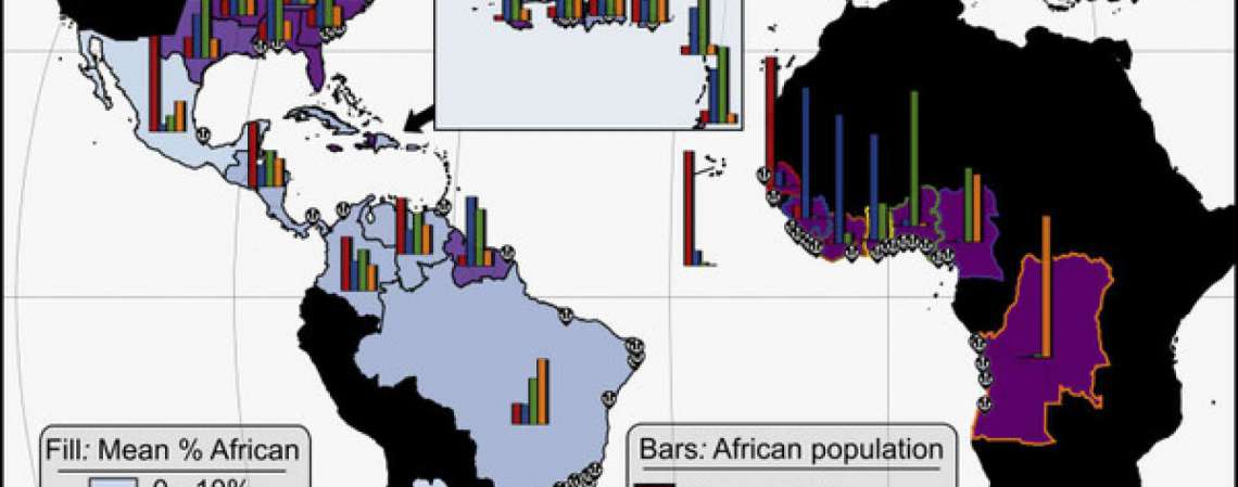 Mapa mostra a origem dos pa&iacute;ses americanos