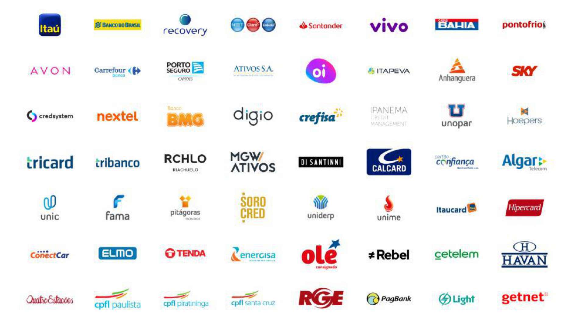  &Eacute; poss&iacute;vel negociar as d&iacute;vidas com as 56 empresas parceiras do Serasa Limpa Nome