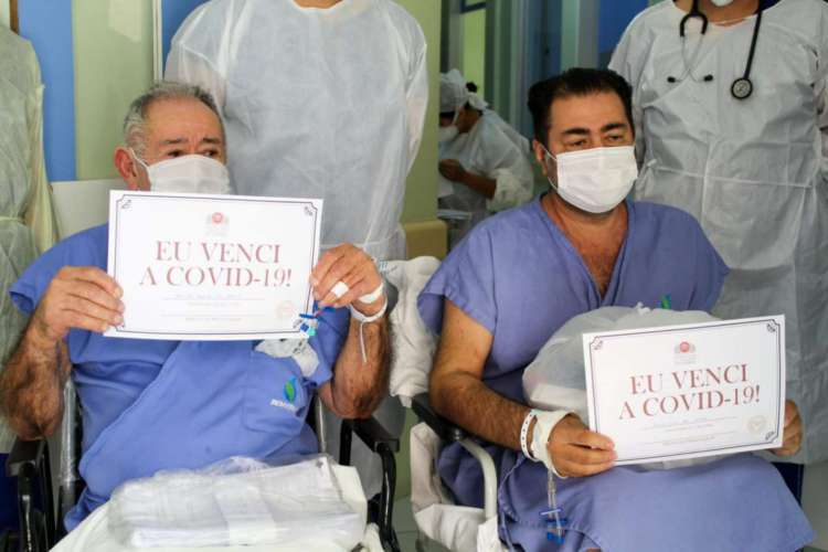 No mesmo dia, os dois receberam alta, e Adriano agradeceu a assistência e carinho recebido pela equipe do hospital