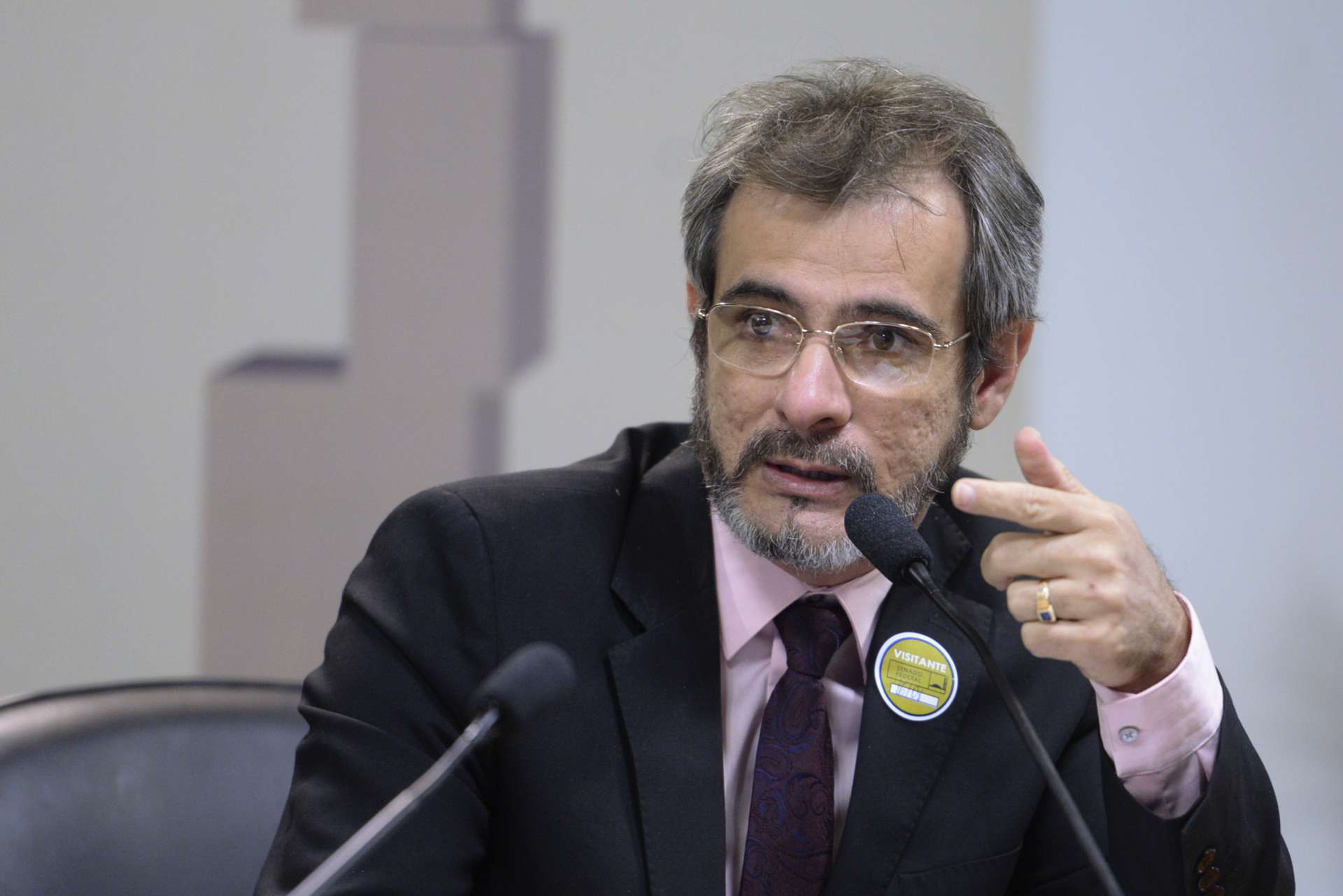 ALESSIO Costa Lima, secretário de Alto Santo (CE) (Foto: Jefferson Rudy/Agência Senado)