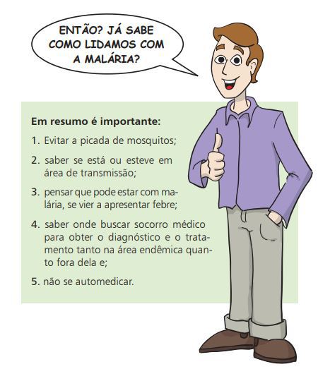 Importante saber que n&atilde;o existe vacina contra a mal&aacute;ria. Material de divulga&ccedil;&atilde;o sobre mal&aacute;ria da Fiocruz 