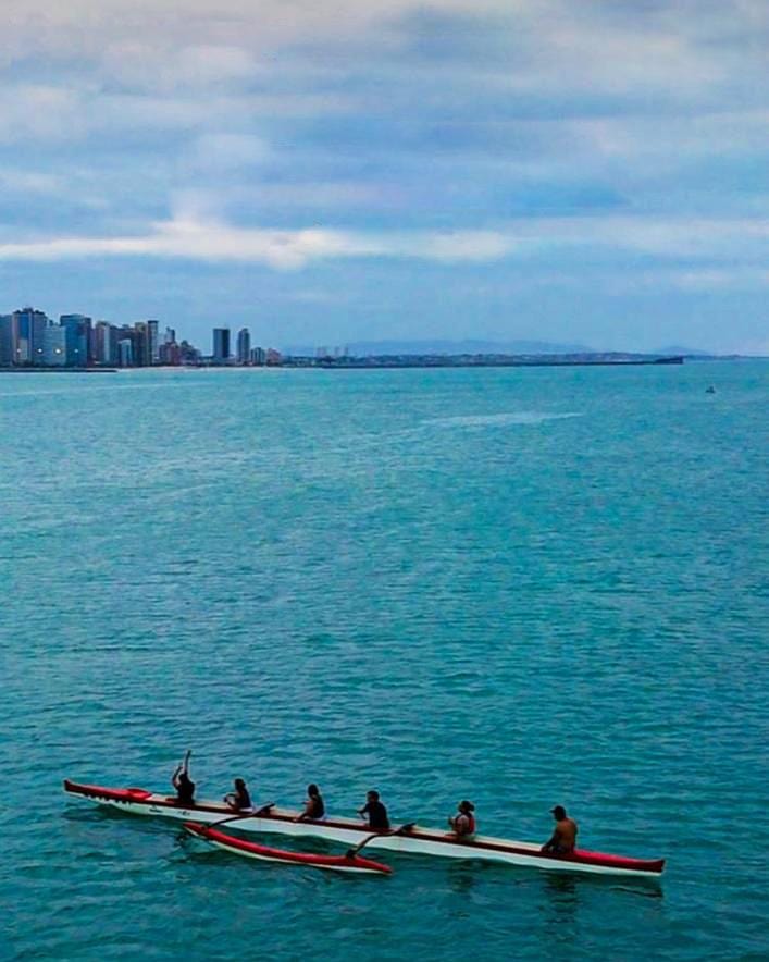O clube Imua Ceará  lida com uma super procura pelos passeios. As saídas são por agendamento ou em treinos regulares, no nascer e no pôr do sol (Foto: DIVULGAÇÃO)