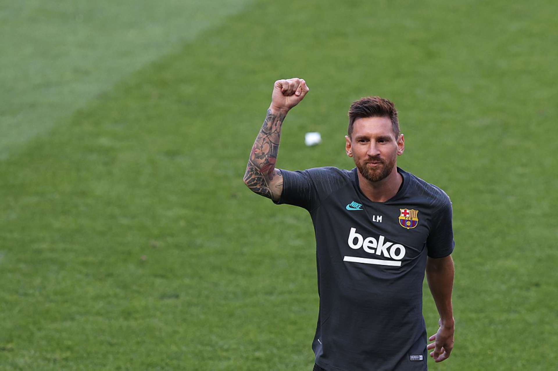 Lionel Messi deve continuar no Barcelona, segundo TV espanhola (Foto: RAFAEL MARCHANTE / POOL / AFP)