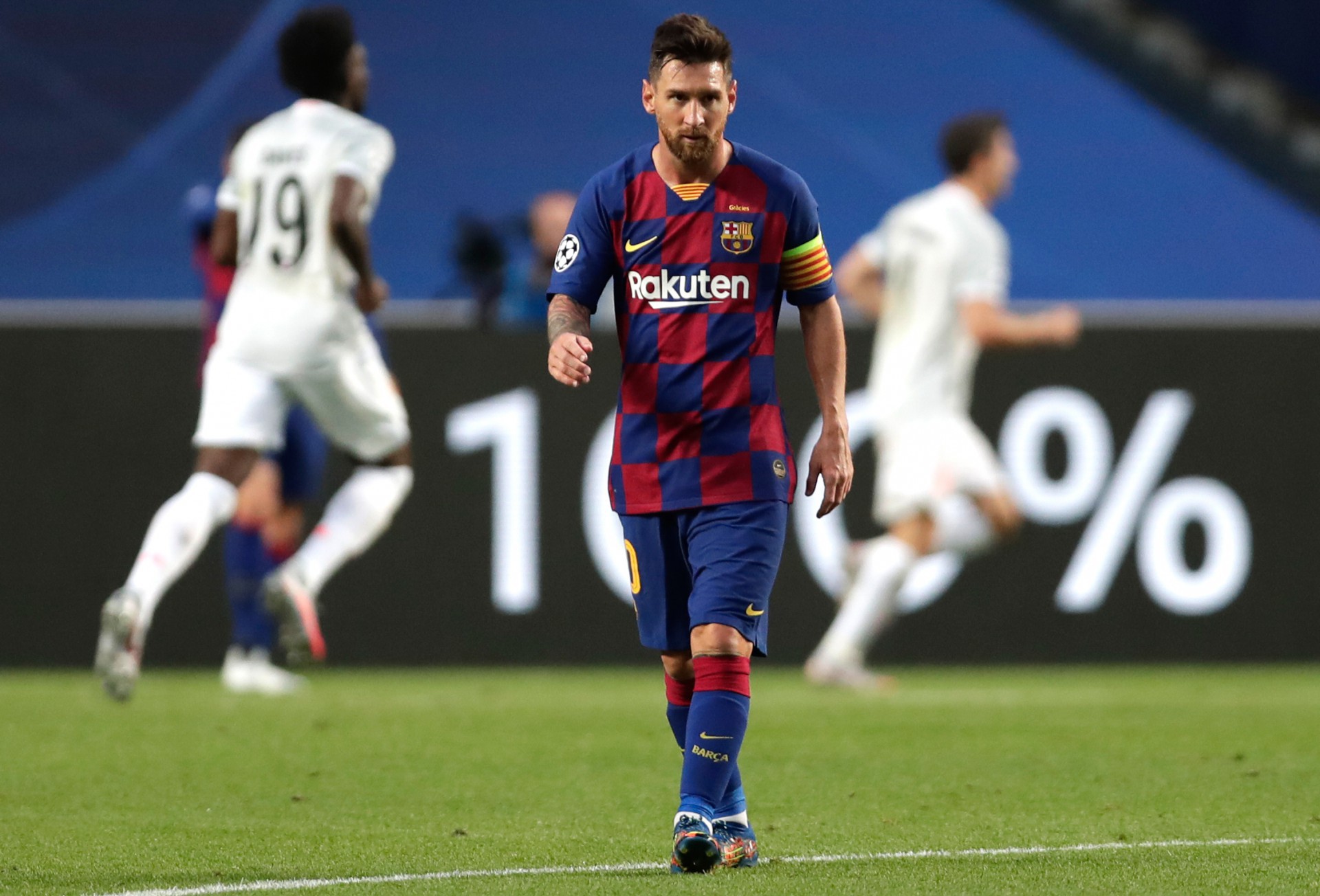 Lionel Messi emitiu um comunicado aos dirigentes pedindo para sair do Barcelona, afirma imprensa espanhola (Foto: Manu Fernandez / AFP)