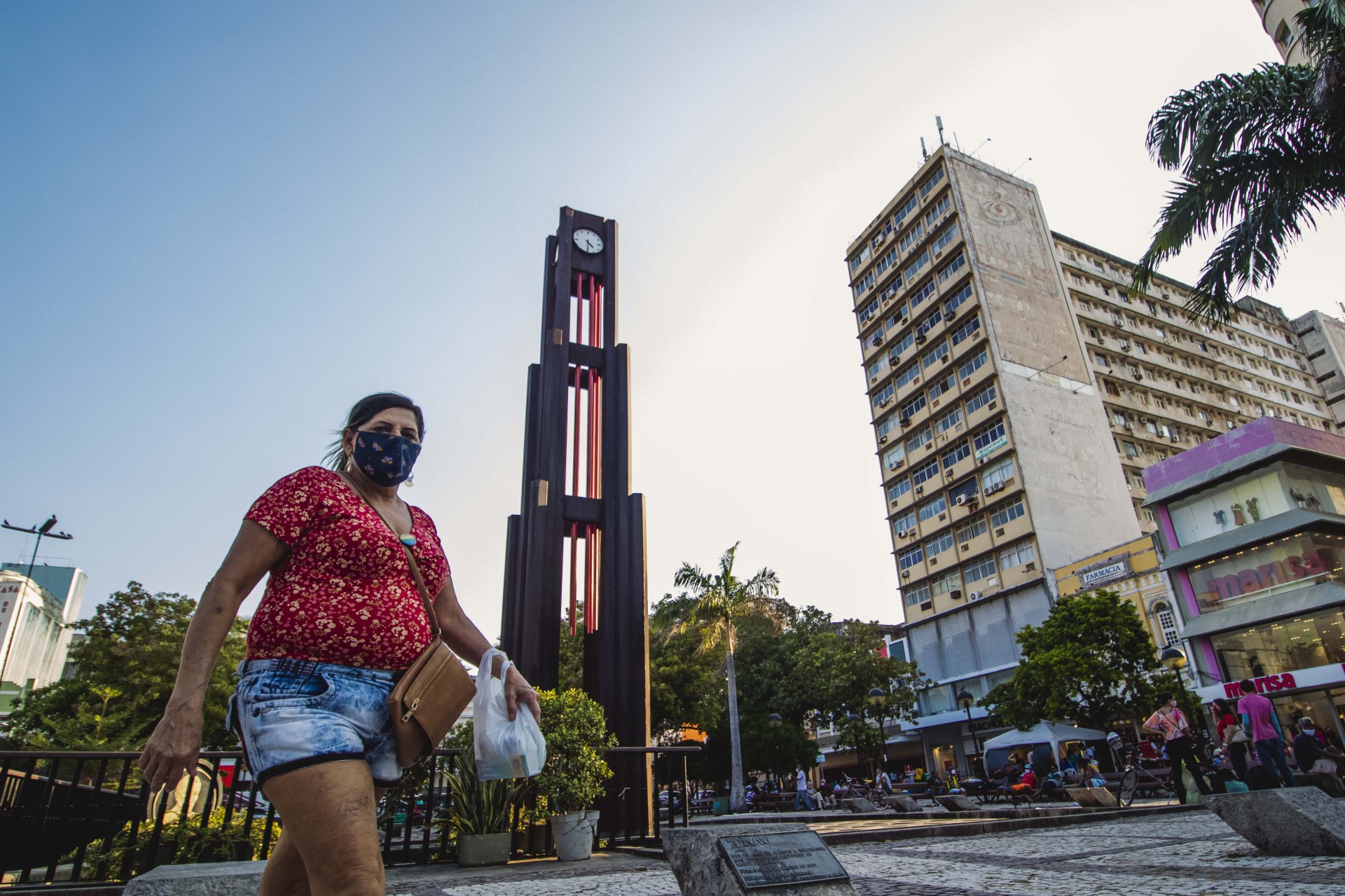 Praça do Ferreira, no Centro de Fortaleza (Foto: Aurelio Alves/ O POVO) (Foto: Aurelio Alves/ O POVO)