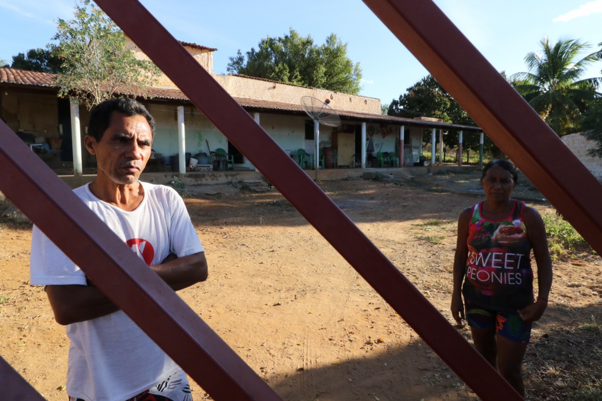 Agricultor Gilverto Silva segue morando próximo à barragem de Jati (Foto: Fabio Lima)