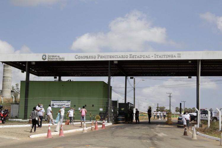 ￼ Fachada do Complexo Penitenciário de Itaitinga, onde Josimar está preso