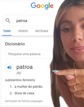 Anitta em story publicado no Instagram