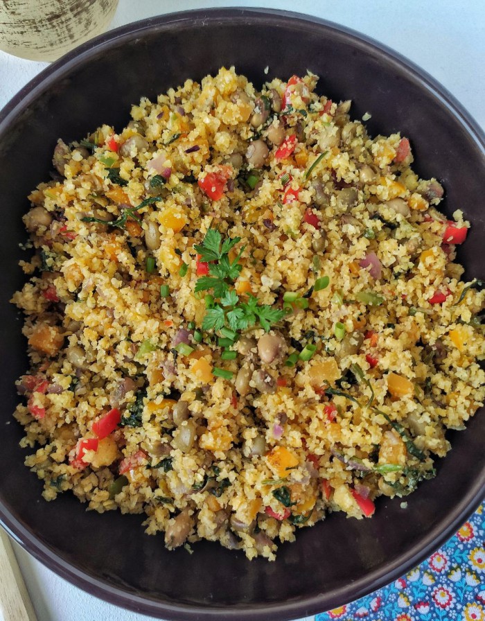 O cuscuz de feij&atilde;o combina a leguminosa mais consumida pelos brasileiros em geral e a farinha de milho, mais consumida pelos nordestinos