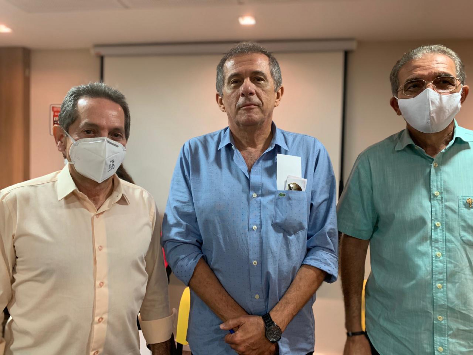 Heitor, Manuel Neto e Walter Cavalcante (Foto: Divulgação)