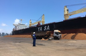 40 mil toneladas de minério de ferro chegaram ao Porto de Fortaleza