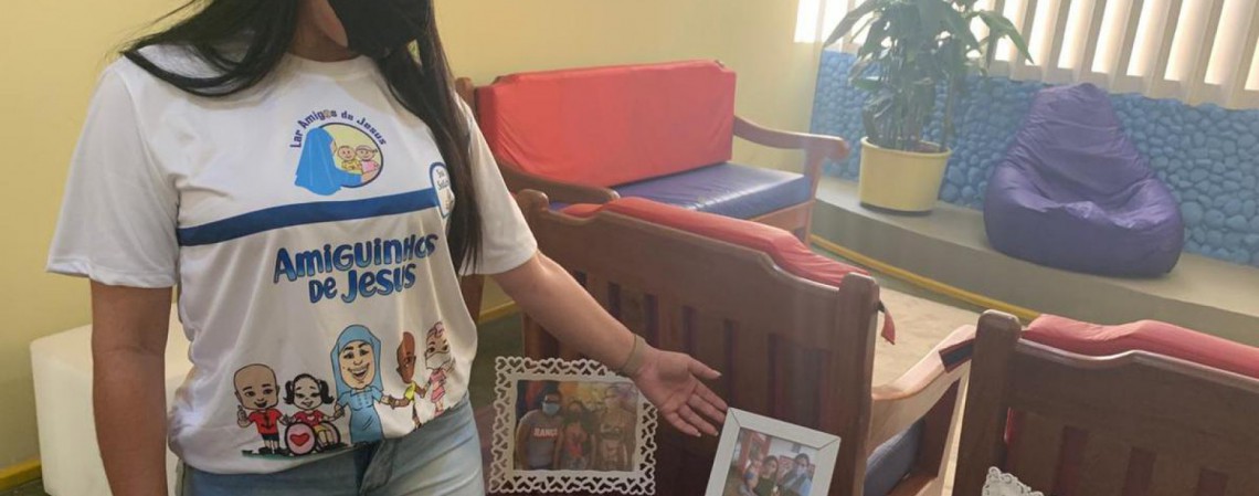 Francisca Cl&aacute;udia, de Cascavel, &eacute; uma das m&atilde;es acolhidas na Casa de Travessia Solid&aacute;ria