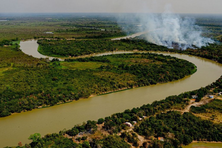 Lançamento da Operação Pantanal 2 para combate ao incêndio na região..Foto: Mayke Toscano/Secom-MT.
