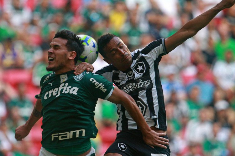 Cicero. Botafogo x Palmeiras pelo Campeonato Brasileiro no Estadio Mane Garrincha. 25 de Maio de 2018, Brasilia, DF, Brasil. Foto: Vitor Silva/Botafogo..Imagem protegida pela Lei do Direito Autoral Nº 9.610, DE 19 DE FEVEREIRO DE 1998. .