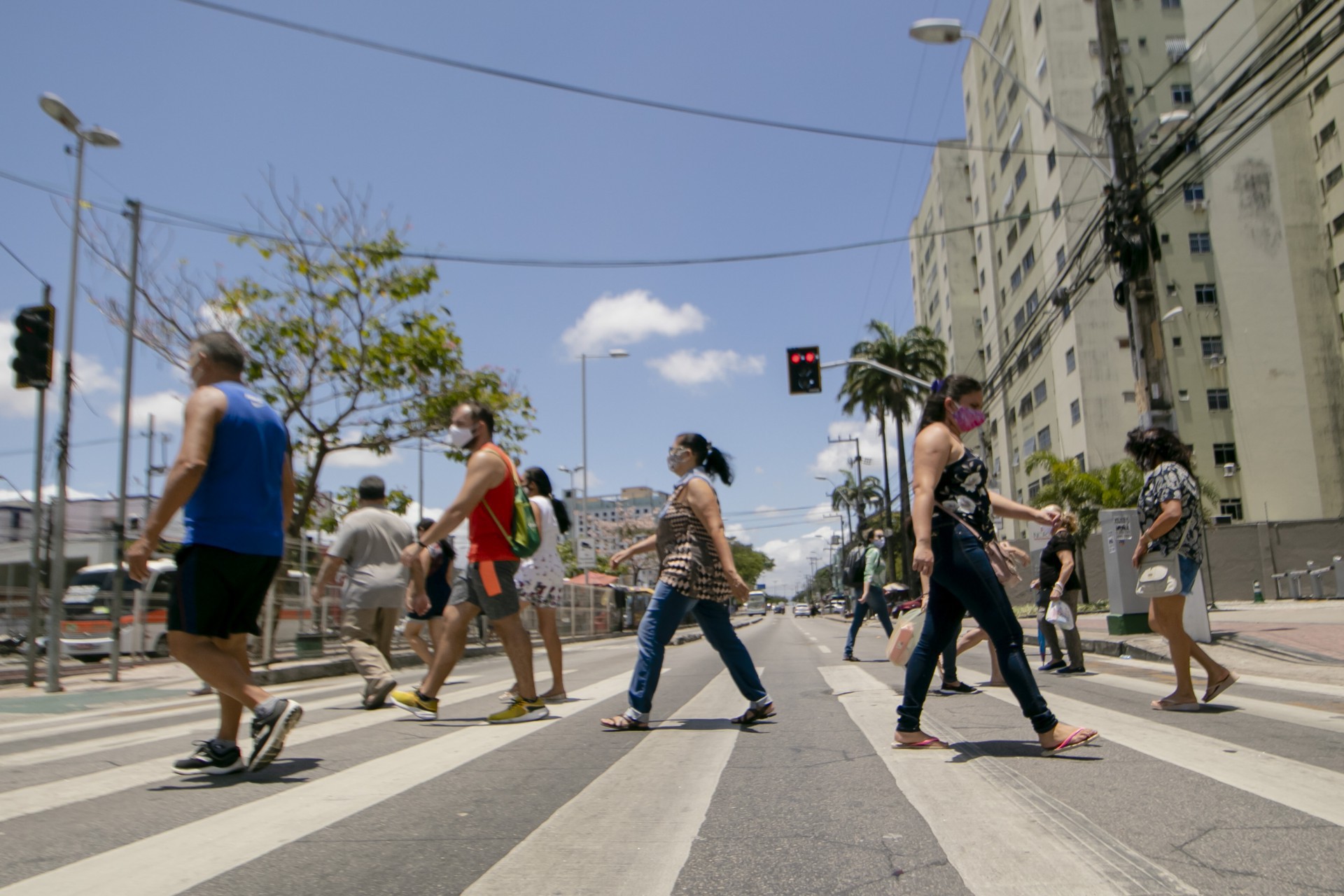Boletim aponta para crescimento maior de novos casos na Região Metropolitana de Fortaleza (Foto: Aurelio Alves/ O POVO)